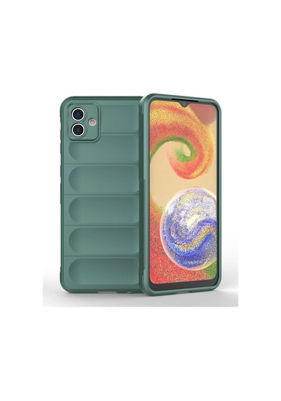 Newface Samsung Galaxy Uyumlu A04e Kılıf Optimum Silikon - Semeglbl - 14 Koyu Yeşil