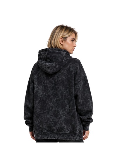 Sevbano Baskısız Basic Unisex Oversize Yıkamalı Premium Hoodie Sweatshirt Siyah