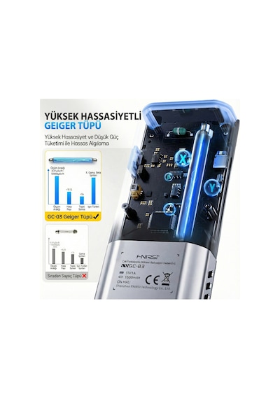 Gc-03 Çok Fonksiyonlu Radyasyon Dedektörü
