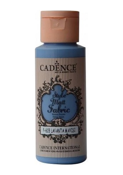 Cadence Sytle Matt Kumaş Boyası 59 ML F-618 Lavanta Mavi