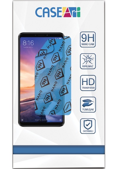 Xiaomi Mi Max 3 ile Uyumlu Nano Ekran Koruyucu Kırılmaz Esnek Cam