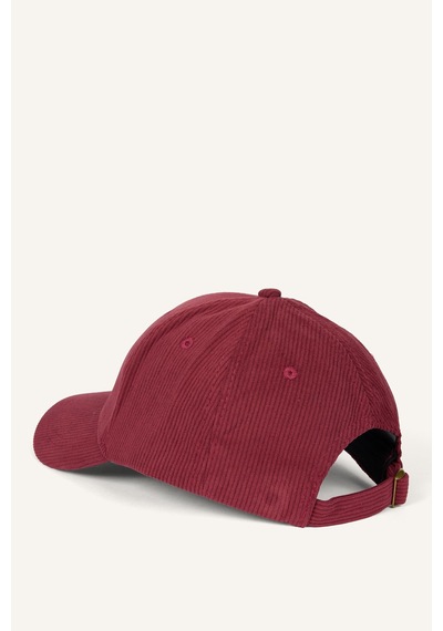 Defacto Kadın Fitilli Kadife Cap Şapka H6755ax26wnbr2 Bordo-br2