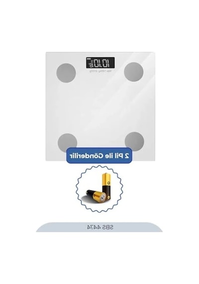 Fonksiyonlu Akıllı Bluetooth Tartı - 180 Kg Kapasiteli