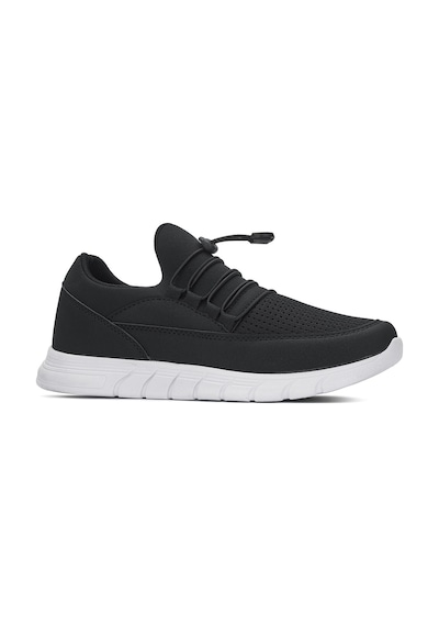 Günlük Kadın Erkek Sneaker Spor Ayakkabı Lastik Bağcıklı Fileli Nefes Alabilen Desenli Taban 05 Siyah - Beyaz Günlük Kadın Erkek Sneaker Spor Ayakkabı Lastik Bağcıklı Fileli Nefes Alabilen Desenli Taban 05 Siyah - Beyaz