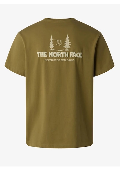The North Face Nf0a8gqm-2el Camping Relaxed Short Sleeve Tee Erkek T-shirt Yeşil