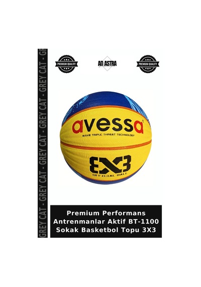 Premium Performans Antrenmanlar Aktif Bt-1100 Sokak Basketbol Topu 3x3