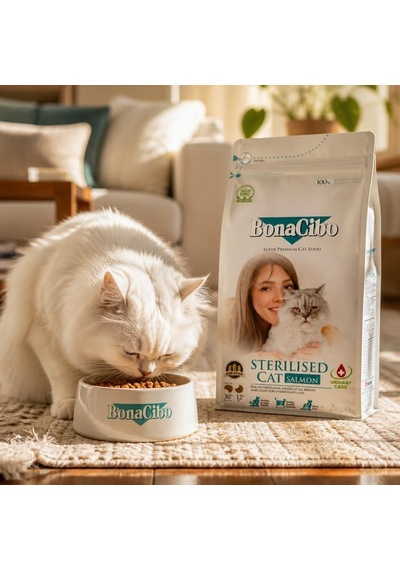 Adult Cat Sterilised Somonlu Kısırlaştırılmış Yetişkin Kedi Maması 2 Kg