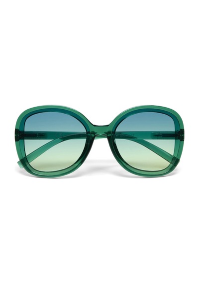 Okkia Anna Butterfly Kadın Güneş Gözlüğü Green/yellow Degrade Yeşil