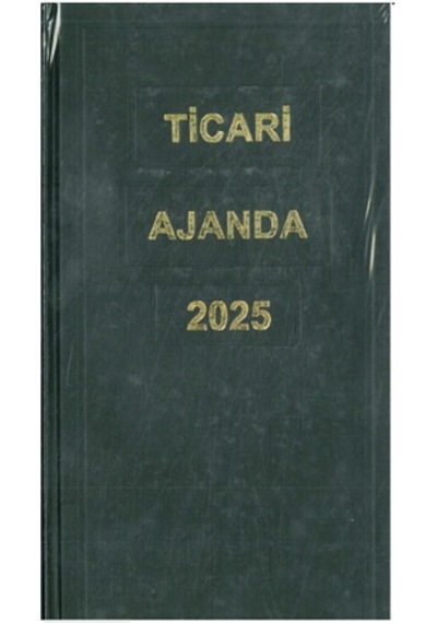 Özkan Armat 2025 Ticari Ajanda Günlük Çizgili 17x33 Siyah