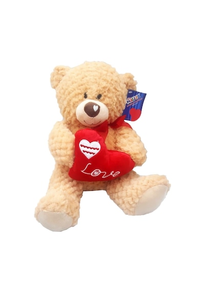 Oyuncak Peluş Ayıcık 30 Cm Hediyelik Ayı - Kahverengi Çok Renkli