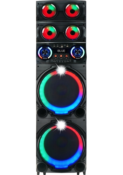 Gd-2126 Dijital Led Göstergeli Fm Radyolu Mikrofonlu Rgb Tws Çift 12 İnç Stereo Bass Kablosuz Karaoke Hoparlör