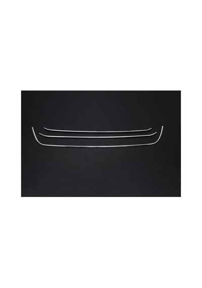 Volkswagen Amarok Uyumlu Krom Ön Tampon Çıtası 2010-2016 Arası 3 Parça