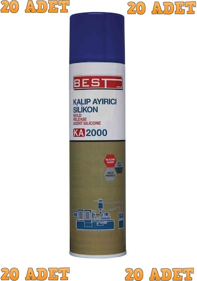 Best KA-2000 Silikon Kalıp Ayırıcı Sprey 400 ML 20 Adet