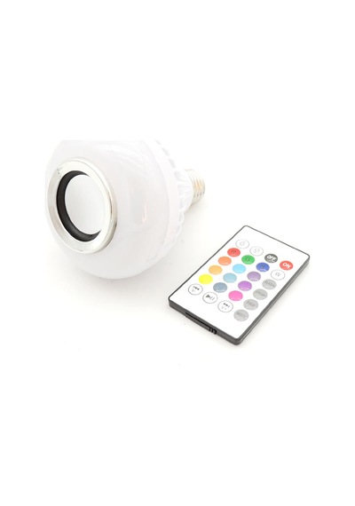 Kumandalı Bluetooth Müzik Çalar Rgb Led Ampul Tasarruflu Işık