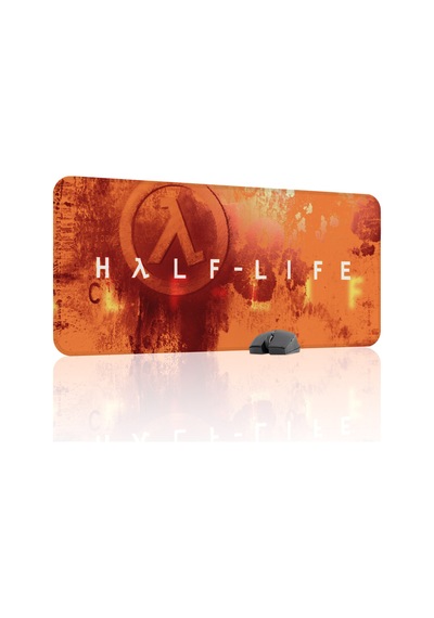 Half Life Kaymaz Dikişli Kauçuk Oyuncu Mousepad V5 - 90x40 Xxl Gaming Mouse Pad Fare Altlığı