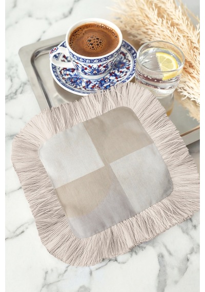 Modern Minimal Kare Püsküllü Sunum Peçetesi - Pastel Geometrik İskandinav Krem Bardak Altlığı Mendil Açık Taş Leylak Modern Minimal Kare Püsküllü Sunum Peçetesi - Pastel Geometrik İskandinav Krem Bardak Altlığı Mendil Açık Taş Leylak