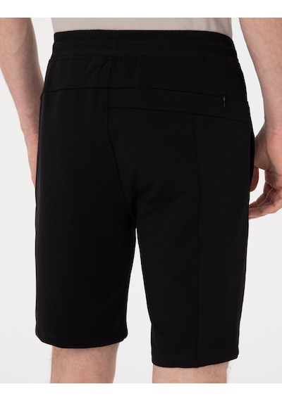 Pierre Cardin Siyah Regular Fit Örme Şort 50306779-vr046