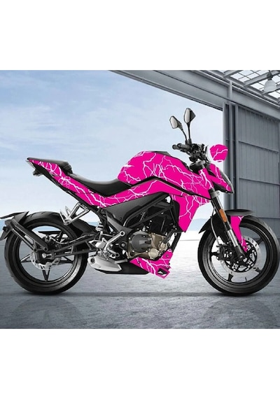 Cf Moto 250 Nk Şimşek Parçalı Kaplama Folyo Tasarım