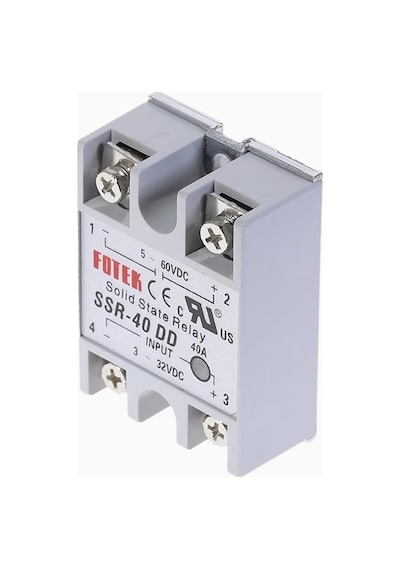 Ssr-40dd Ssr Solid State Röle 40a 3-32v Giriş 5-60v Çıkış Katı Hal Rölesi