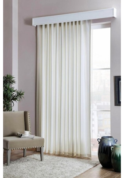 Cheap's Home Saten Güneşlik Perde Kırık Beyaz - Ekru