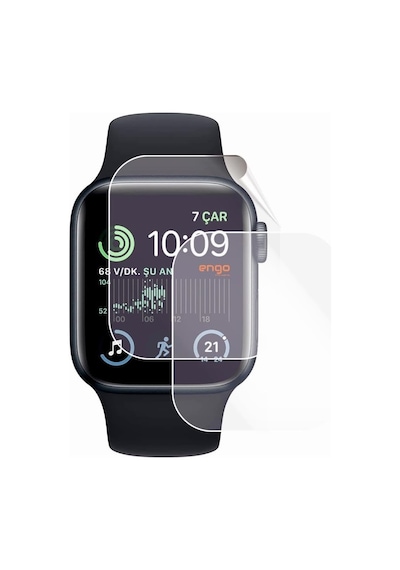 Apple Watch 40mm Esnek İle Uyumlu Ekran Koruyucu, Tam Kaplayan Akıllı Saat Koruması, Çizilmeye Dayanıklı Tpu Koruma 2 Adet, Hd Şeffaf Çok Renkli