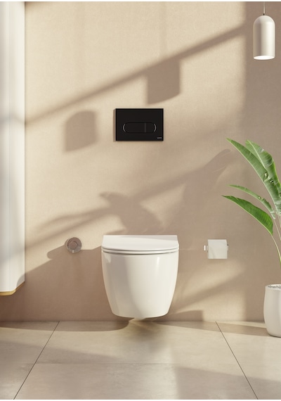 VitrA Root Round 740-2250 Kumanda Paneli Siyah Parlak Siyah