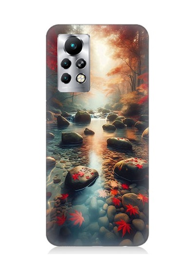İnfinix Note 11 Pro Uyumlu Huzurlu Orman Desenli Silikon Kılıf
