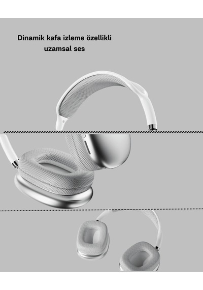 P9 Pro Plus Bluetooth Kulak Üstü Kulaklık, Gürültü Engelleme, 5 Saat
