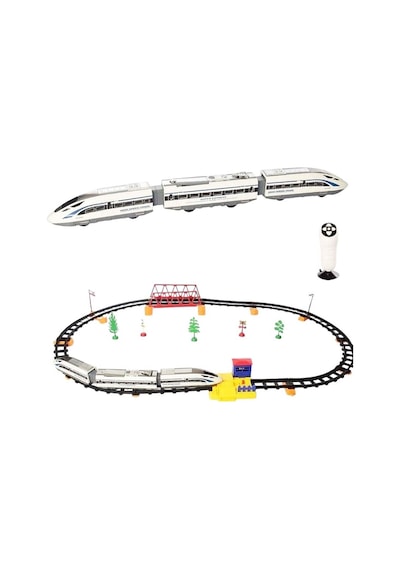 Rc Uzaktan Kumandalı Hızlı Tren Seti 3+ Yaş 49 Parça 265 Cm Raylı Çocuk Oyuncak