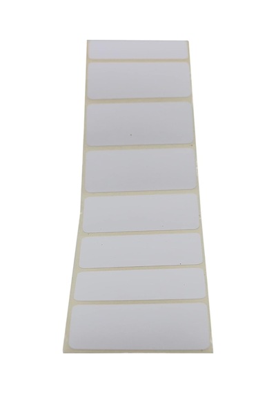 Lamine Termal Etiket 60mm X 30mm Ruloda 1500 Adet 40mm Kuka Çapında Direk Termal Transfer Etiketi 1