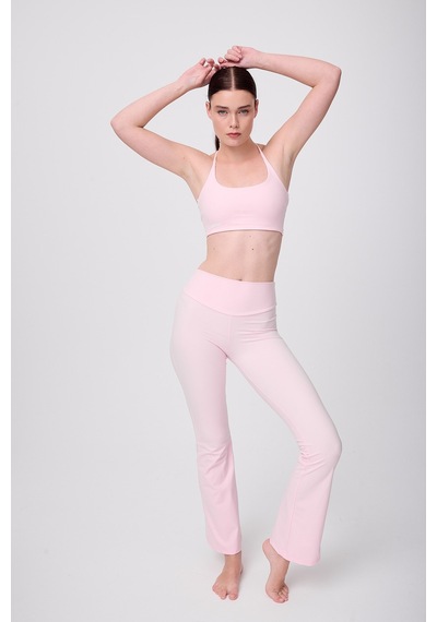 Hıghrıse Expandex Yüksek Bel Dans Spor & Aktif Yaşam Taytı-2835 Pembe