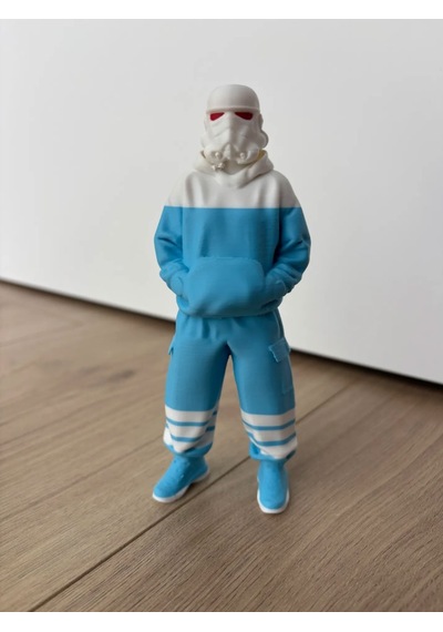 Stormtrooper Figür Sokak Modası Temalı Dekoratif Biblo, Şehir S