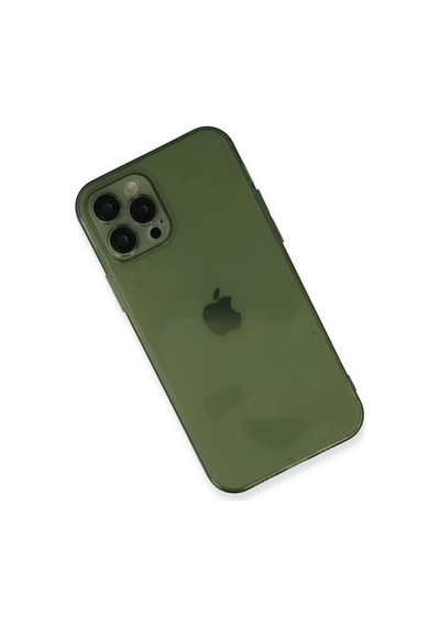 Newface Apple İphone 12 Pro Kılıf Fly Lens Silikon - Yeşil