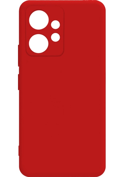 Forzacase Xiaomi Redmi Note 12 4g Uyumlu Maxim Serisi Mat Silikon Kılıf Kırmızı