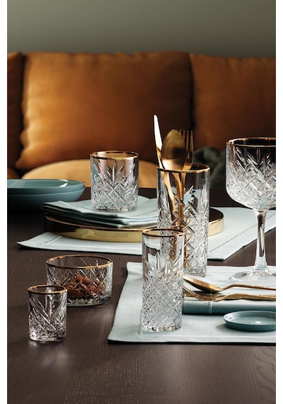 Pasabahce Timeless Golden Touch Meşrubat Bardağı - 1 Adet Şeffaf