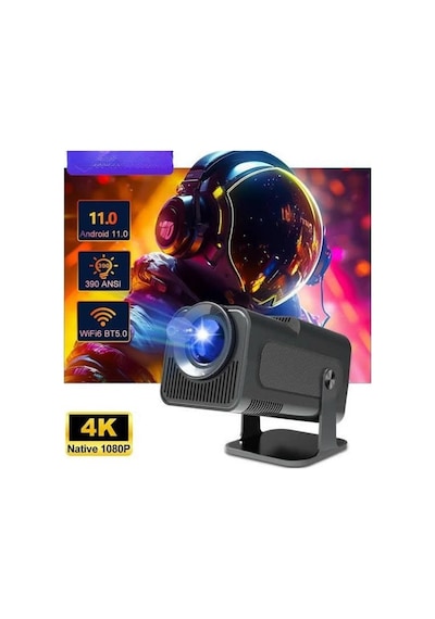 Çift Kollu Projeksiyon Taşınabilir Game Projektör Full Hd 1080p 4k Projeksiyon Gamepad - Lisinya