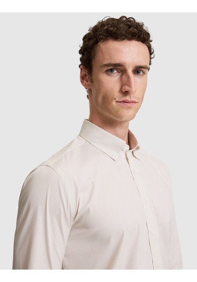 Pierre Cardin Erkek Bej Gömlek Desenli 50320890-vr011
