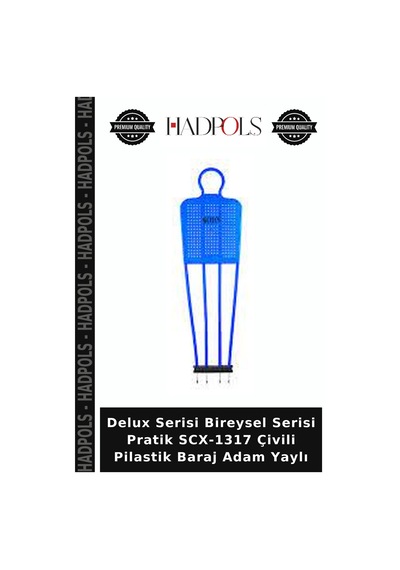 Delux Serisi Bireysel Serisi Pratik Scx-1317 Çivili Pilastik Baraj Adam Yaylı Çok Renkli