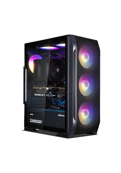 Zalman N7 Plus V2 6 120mm Rgb Fan 700w+80 Plus Siyah Atx Mid Tower Gaming Oyuncu Kasası