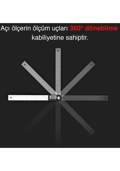 Loyka 5422-300 Dijital Açı Ölçer 30cm
