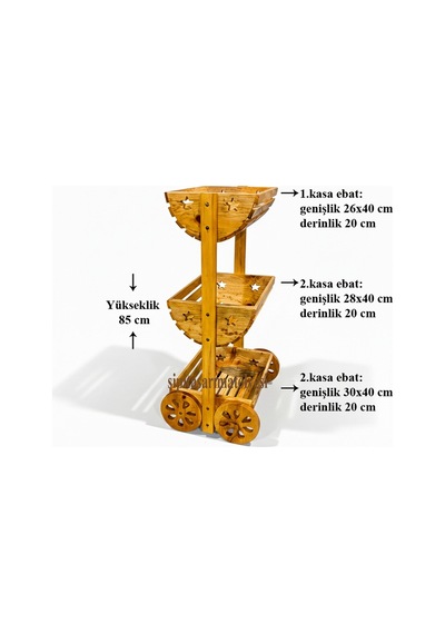 Ahşap Sebzelik Meyvelik Şipitrend Model:spt101 Ahşap