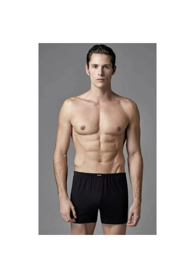 Eros Ers038 Renkli Boxer 2 Li Siyah