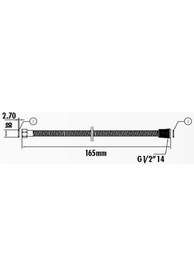 Creavit H04 Pvc Duş Hortumu Patlamaz