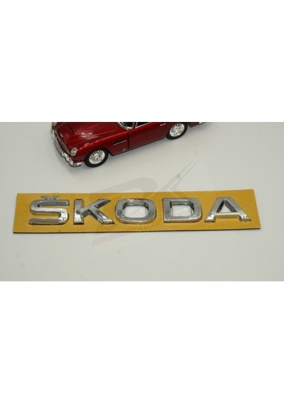 Skoda Bagaj Krom Abs 3M 3D Yazı Logo Amblem (549369393)