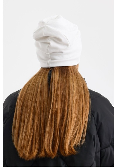 Butikgiz Termal %100 Pamuklu Soft 2 Stil 1 Arada Bere Premium Cuts Serisi Beyaz