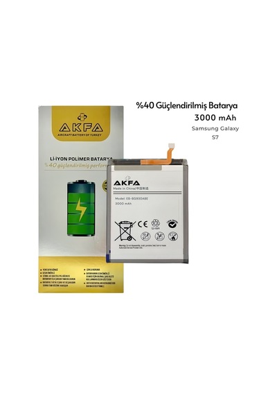 Samsung Sm S7 Uyumlu Batarya %40 Güçlendirilmiş 3000 Mah Eb-bg930abe
