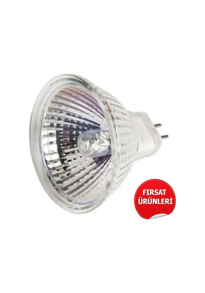5 Adet Horoz 220x50 50 Watt Çanak Ampul Ampül Mr 16 Duylu 12 x 50 MM