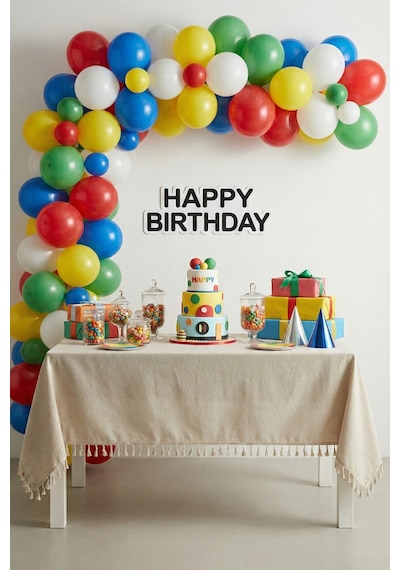 Keten Püsküllü Organizasyon Keten Masa Örtüsü Baby Shower, Doğum Günü, Nişan İçin Bohem Vintage Örtü Bej Keten Püsküllü Organizasyon Keten Masa Örtüsü Baby Shower, Doğum Günü, Nişan İçin Bohem Vintage Örtü Bej