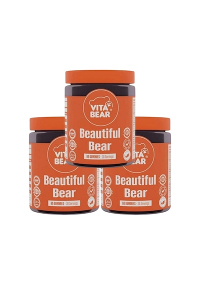 Vita Bear Beautiful Bear Gummy Vitamin 3 x 60 Tablet