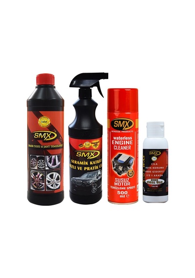 SMX Demirtozu & Seramik Katkılı Hızlı ve Pratik Cila & Susuz Moto